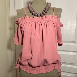 Off-the-shoulder short sleeve, Size S, Summer top
